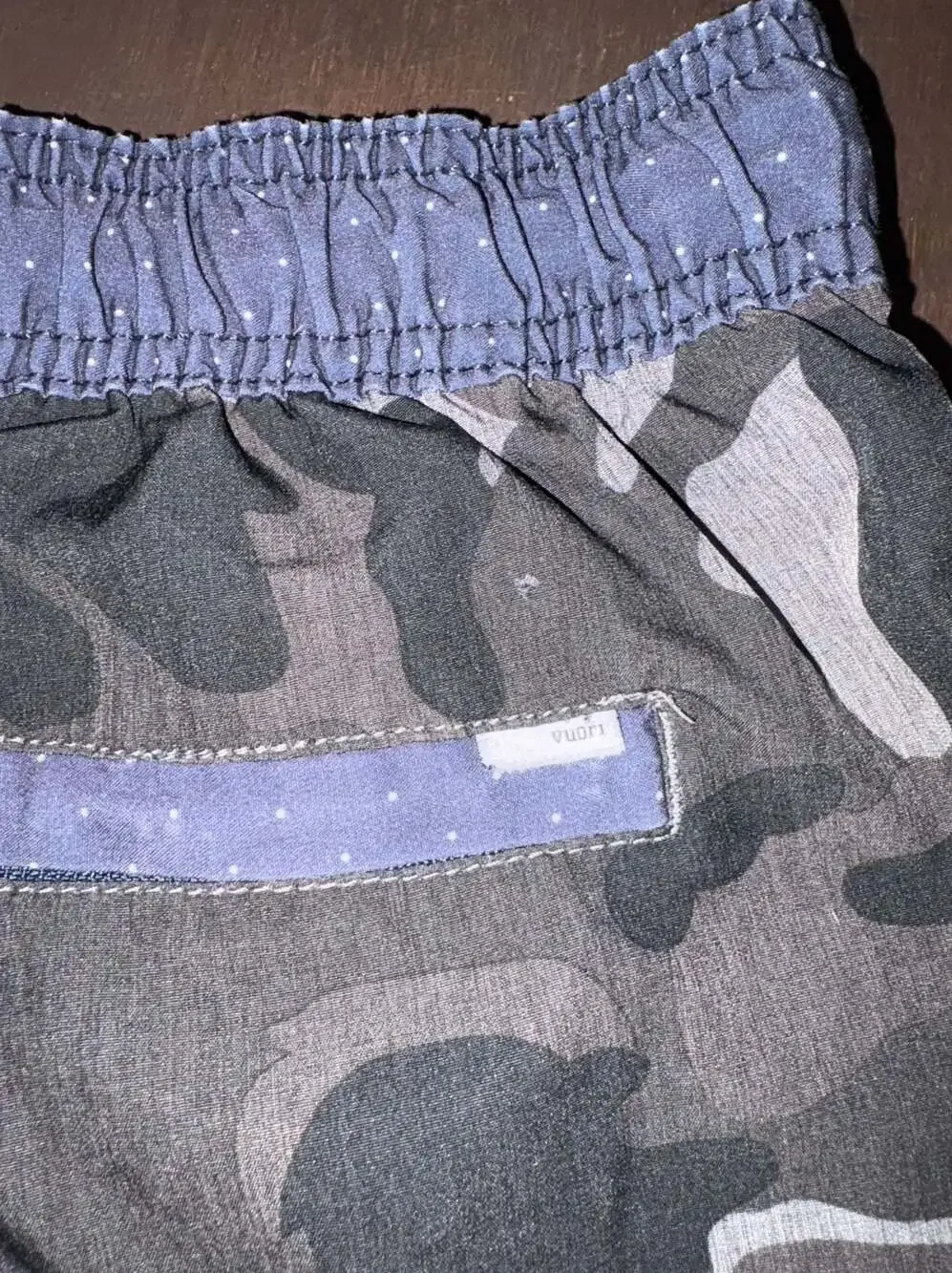 Vuori Men's Camo Board Shorts Size Large